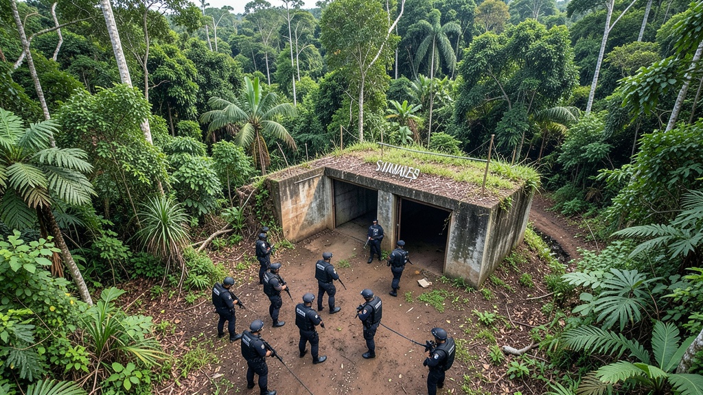 Policía desmantela búnker clandestino con minas y explosivos en Samanes
