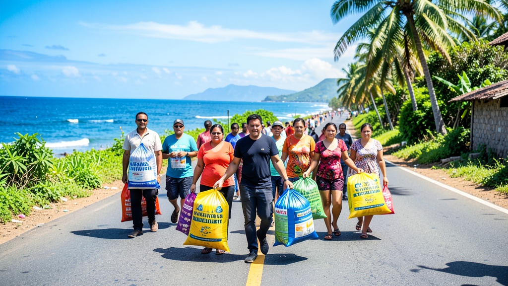 77 familias en Isla Puná reciben el Bono Infancia Futuro para proteger a sus hijos