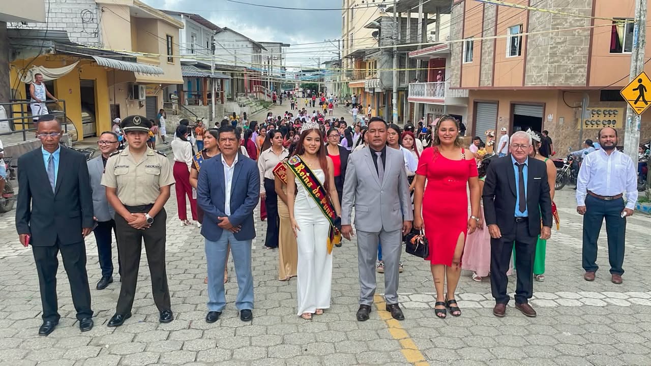 Puná celebró sus 191 años con desfile cívico y participación escolar